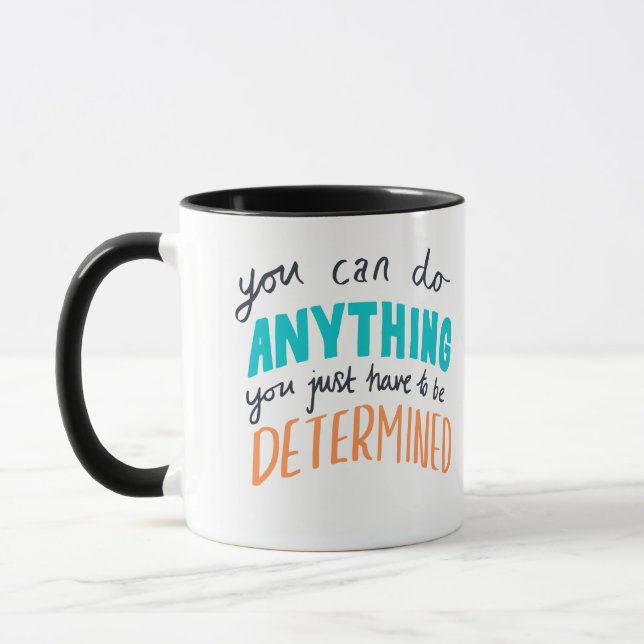Caneca Mug " You can do anything " (Esquerda)