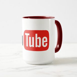 Caneca Mug YouTube de alta qualidade