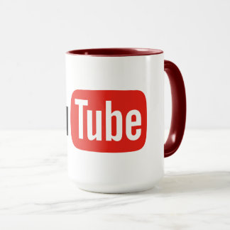 Caneca Mug YouTube de alta qualidade