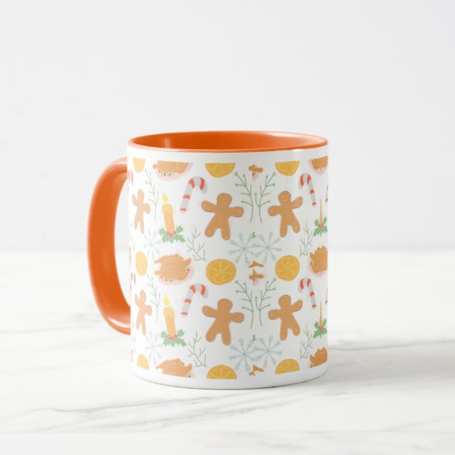 Caneca MugFall Coffee Mug | Rustic Pumpkin Spice & Sweate (Frente Esquerda)