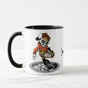Caneca Mugs de nome personalizado do Skater