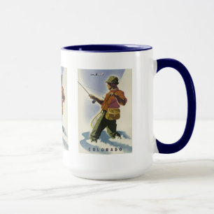 Caneca Mugs de Viagens vintage do Colorado USA