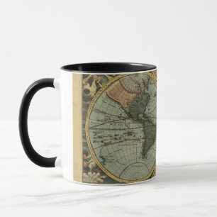 Caneca Mugs do Mapa do Mundo Antigo