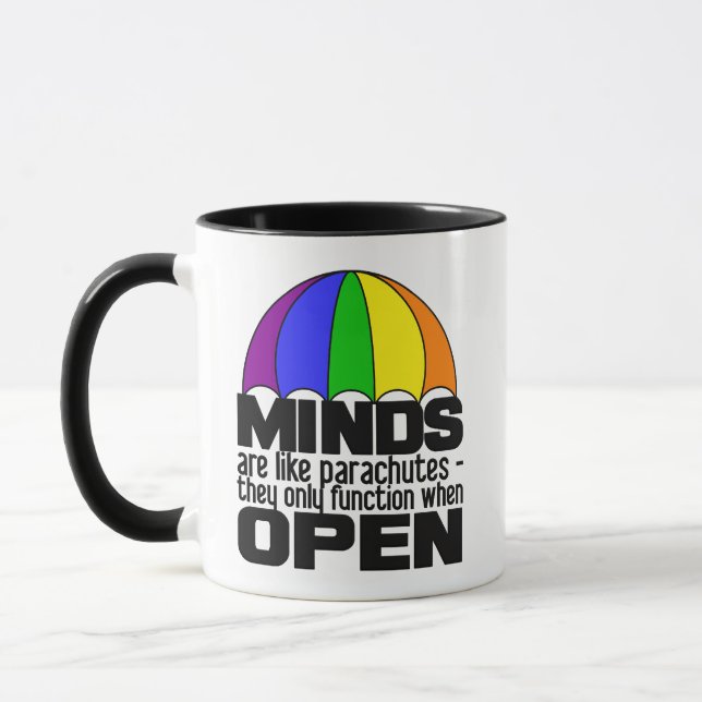 Caneca Mugs do Rainbow Parachugs - escolha estilo e cor (Esquerda)