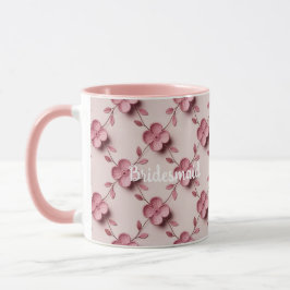 Caneca Mugue Conjunto de Noiva Cerejeiras Rosa
