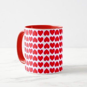 Caneca Muita Amor Corações Vermelhos Galore