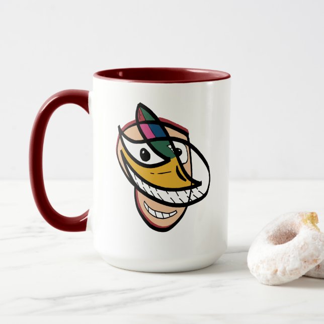 Caneca Muitas faces (ilusão óptica) (Com Donut)