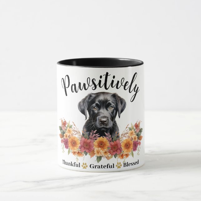 Caneca Muito Feliz Grato Abençoado Cachorro Fofo (Centro)