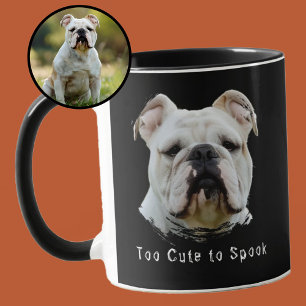 Caneca Muito Fofo para Assustar Foto Personalizada de Cac