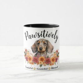 Caneca Muito Grato Feliz Abencoado Cachorro Fofo