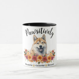 Caneca Muito Grato Feliz Abencoado Cachorro Fofo