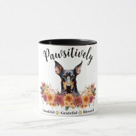 Caneca Muito Grato Feliz Abencoado Cachorro Fofo