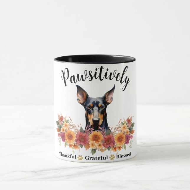 Caneca Muito Grato Feliz Abencoado Cachorro Fofo (Centro)