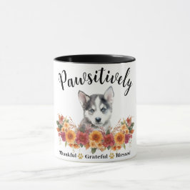 Caneca Muito Grato Feliz Abencoado Cachorro Fofo