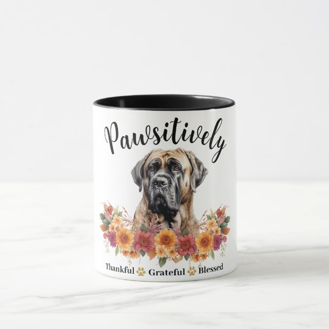 Caneca Muito Grato Feliz Adorável Cachorro (Centro)