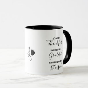 Caneca Muito Obrigado, Grata, Bênção