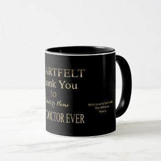 Caneca Muito Obrigado, Melhor Médico.