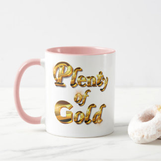 Caneca Muito Ouro - Humor Feminino Elegante