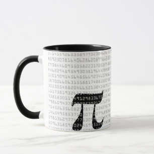 Caneca Muitos Dígitos de Constante Matemática Pi