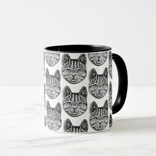 Caneca Muitos Gatos (Frente Esquerda)