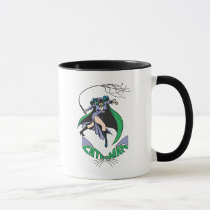 Caneca Mulher-católica e logotipo verde