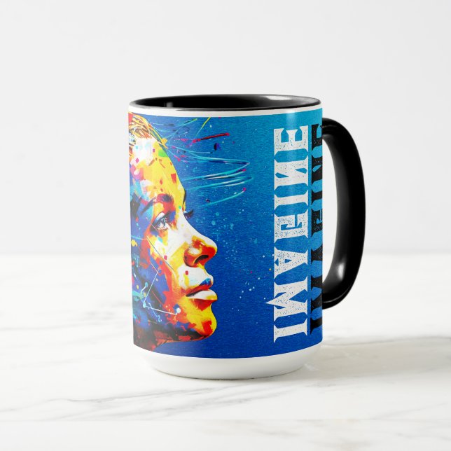 Caneca Mulher Cogitativa (Frente Esquerda)