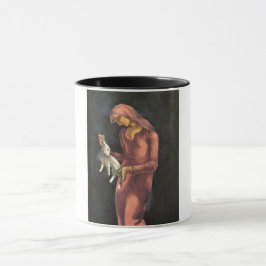Caneca Mulher com coelho