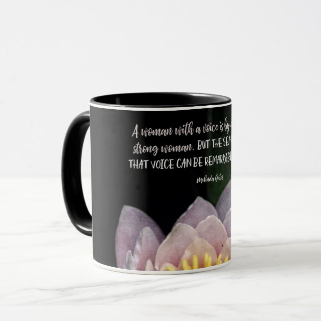 Caneca Mulher com uma voz (Frente Esquerda)