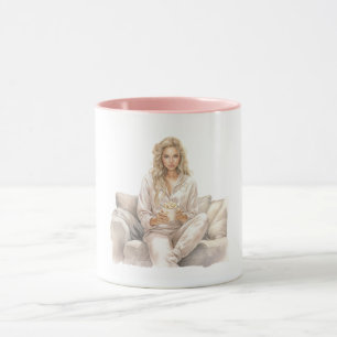 Caneca Mulher Corada Filme Hora Pipoca