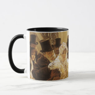 Caneca Mulher da Moda por Tissot, Arte Vitoriana Antiga