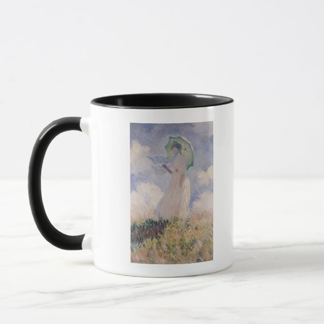Caneca Mulher de Claude Monet | com o parasol girado (Esquerda)