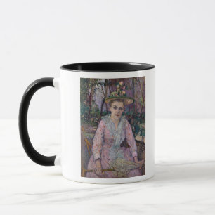 Caneca Mulher de Henri de Toulouse-Lautrec com um
