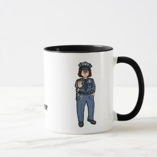 Caneca Mulher do Agente de Patrulha de Fronteira dos Esta