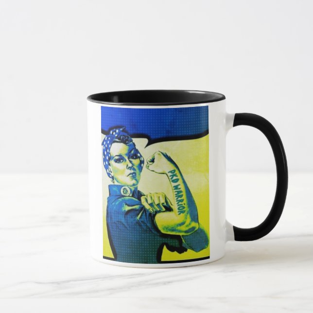 Caneca MULHER do GUERREIRO de PKD - divertimento retro do (Direita)