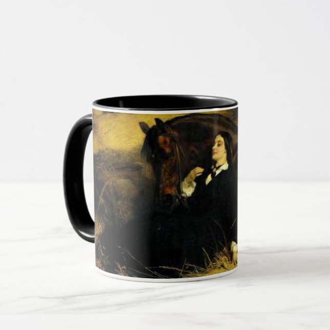 Caneca Mulher e Cavalo (Frente Esquerda)