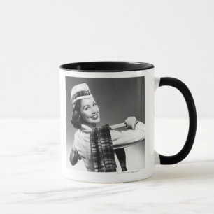 Caneca Mulher em um boné