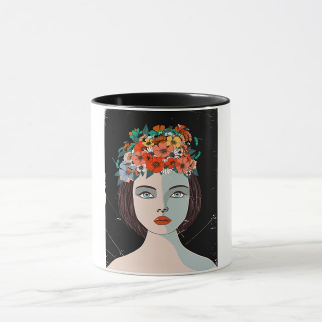 Caneca Mulher Floral (Centro)