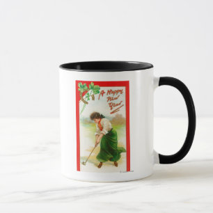 Caneca Mulher irlandesa aproximadamente para bater o