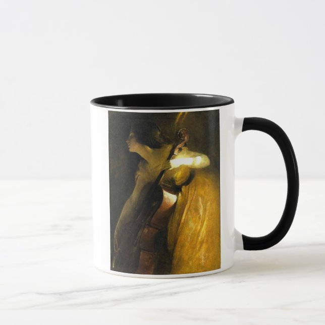 Caneca Mulher Jogando Cello (Direita)