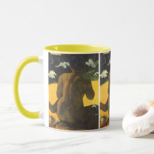 Caneca Mulher junto ao Mar por Paul Gauguin, Arte Fino An