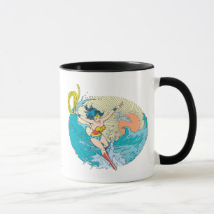 Caneca Mulher Maravilha Céu do Oceano