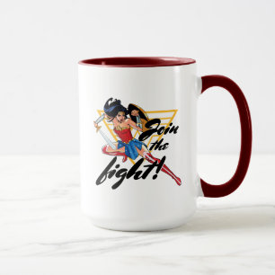 Caneca Mulher Maravilha Com Espada - Junte-Se À Luta