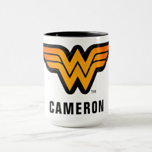 Caneca Mulher Maravilha Logotipo inspirado na sazonalid