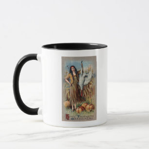 Caneca Mulher nativa que guardara Turquia