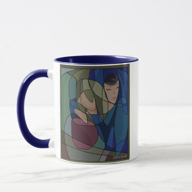 Caneca Mulher No Poço: (Esquerda)