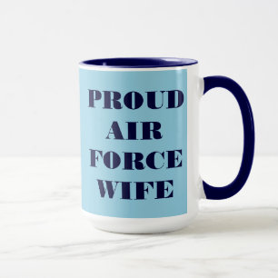 Caneca Mulher orgulhosa da Força Aérea