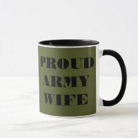 Mulher Orgulhosa do Exército Mug