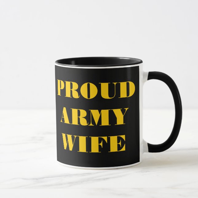 Caneca Mulher Orgulhosa do Exército Mug (Direita)