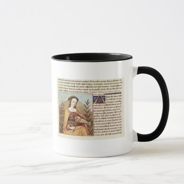 Caneca Mulher que joga um viol (Direita)