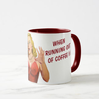 Caneca Mulher retro personalizada engraçada com mensagem